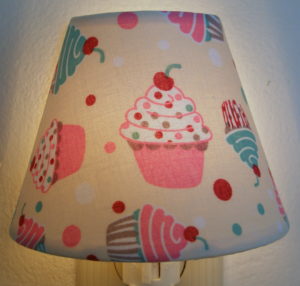 cupcake night light nursery night light